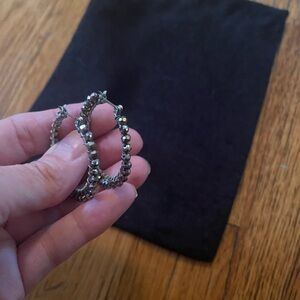 Beaded Hoop Earrings